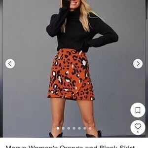 Maeve Anthropologie Women's cheetah Print Mini Skirt /med/